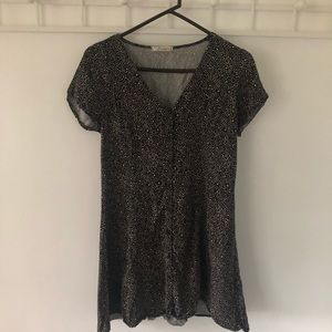 Free bird dress w/buttons down front